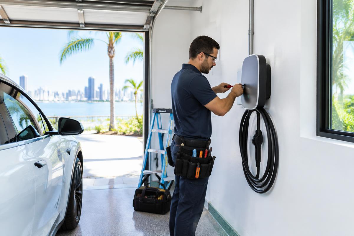 Install Electrical Car Charger