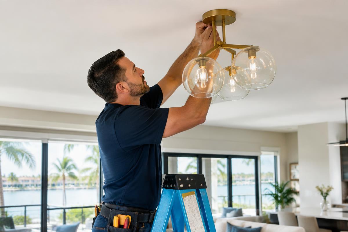Install Light Fixtures